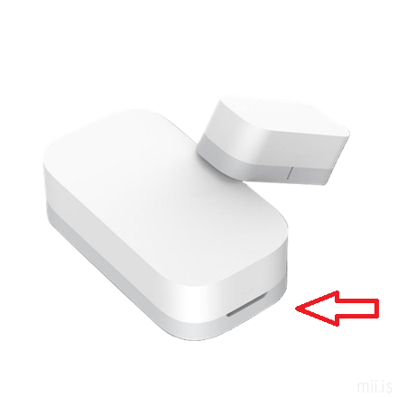Notch of the Aqara door sensor